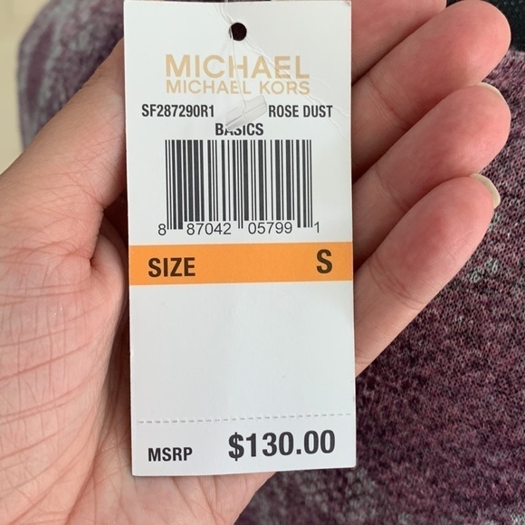 NWT Michael Kors Rose Dust Python Snake Print Zip Dress - Picture 5 of 8